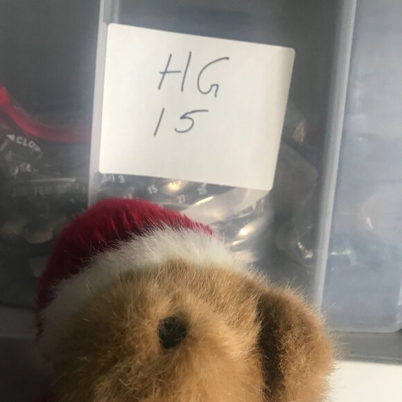 Boyds Bears Mr. & Mrs. Holiday Christmas Plush Set With Music Box 15 X 8 - Picture 9 of 9